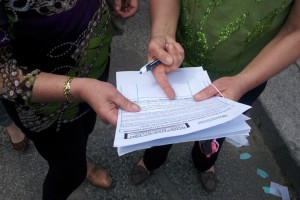 Recollida de firmas