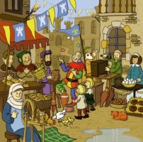 fiesta medieval_debuxo