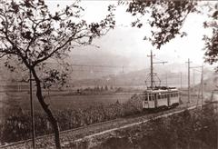 O tranv�a Vigo-Baiona. Foto IEM